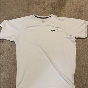 White Nike Dri-Fit shirt #activewear #swim #upf40